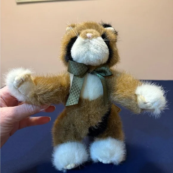 Boyds Bear Purrkins P Pussytoes Cat Plush 12” Heirloom series Collectible - Picture 4 of 9